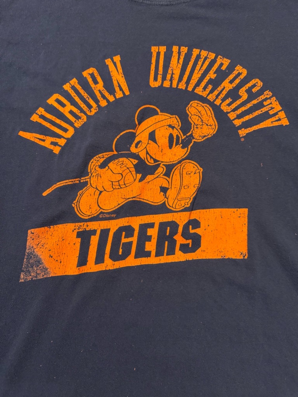 Disney Mickey Mouse Auburn Football‎ Mens Size Large Short Sleeve T Shirt - Picture 3 of 6